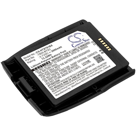 Bsc Preferred Honeywell Dolphin 7800 3600mAh Black Barcode Replacement Battery CS-HTX781BX.2
